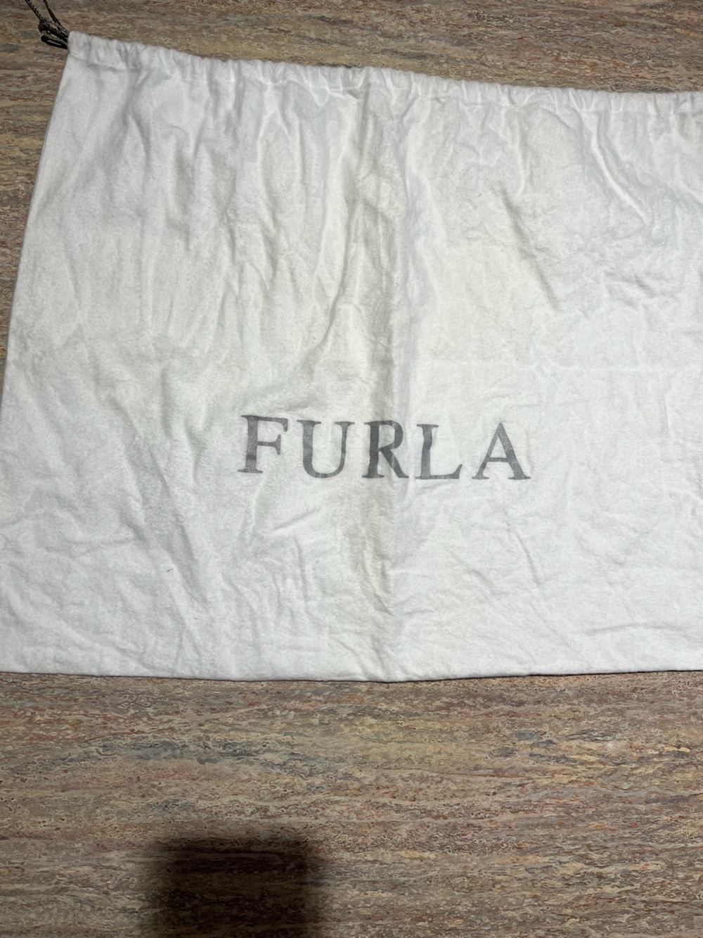 Furla White Dust Bag with Logo